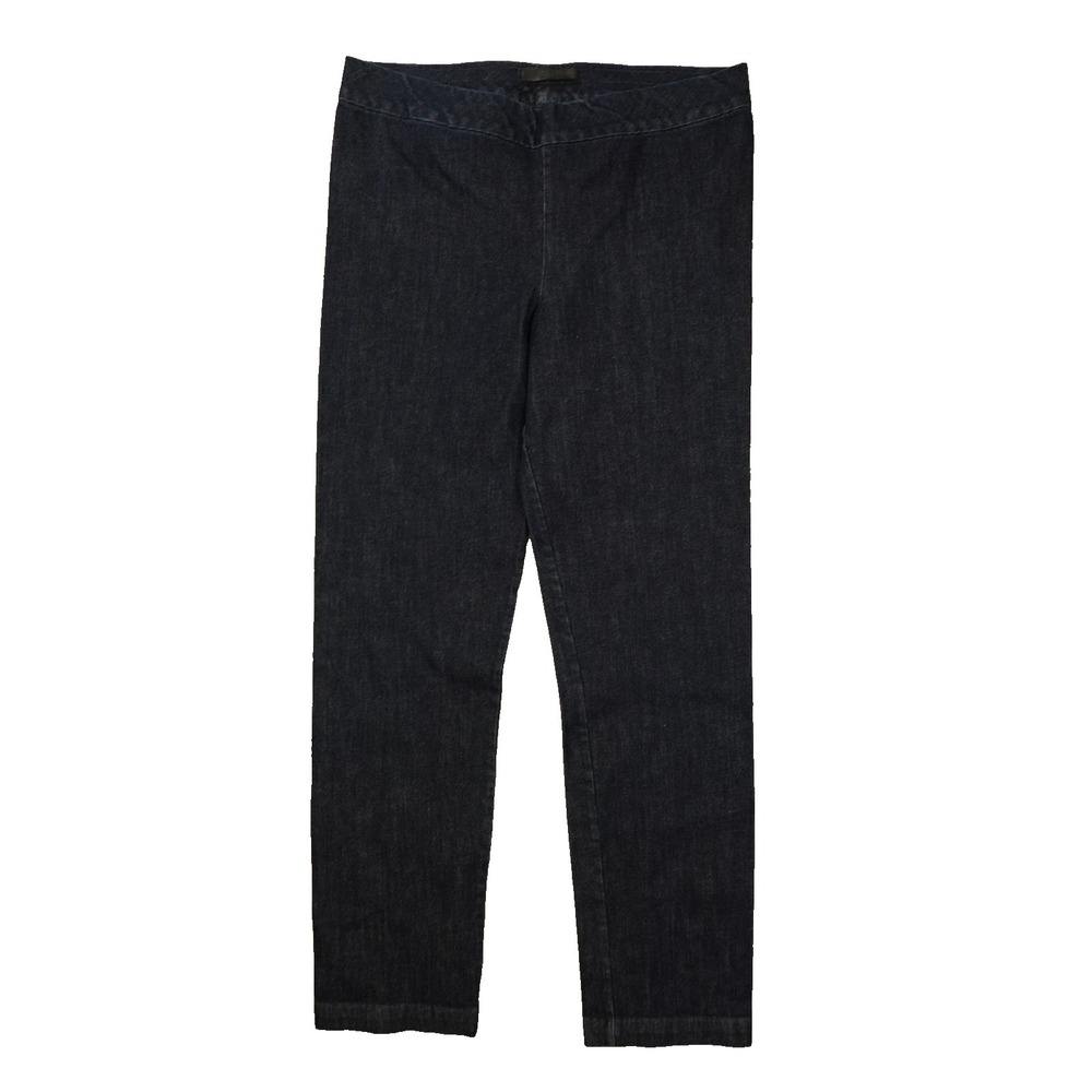 The Row Dark‎ Blue Denim Pull-On Jeans Pants Women's Medium Designer Stretch